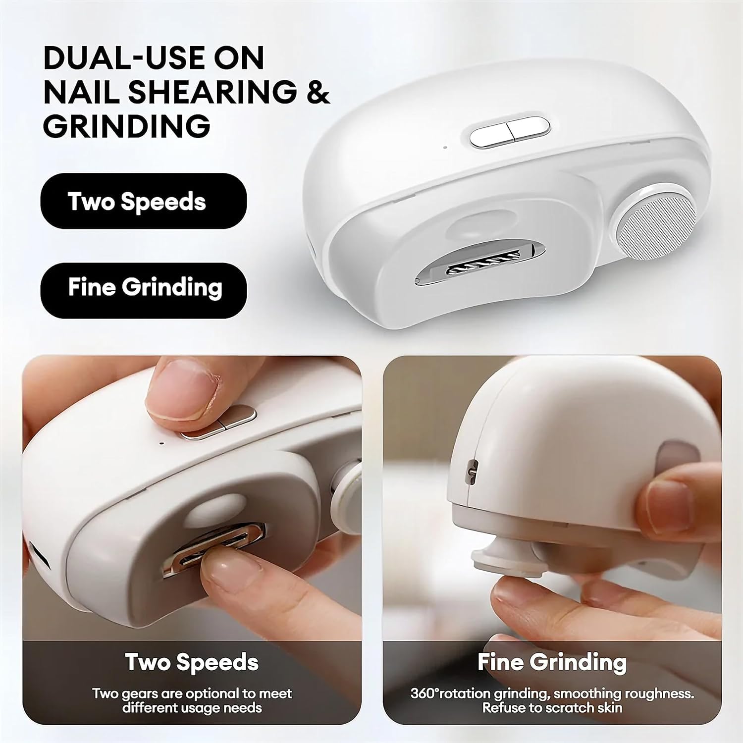 2 In 1 Electric Nail Clipper